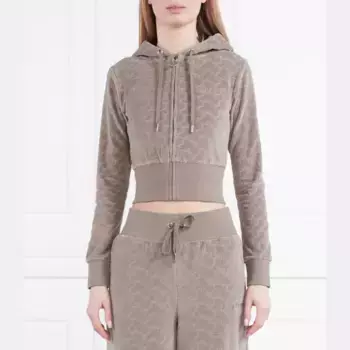 Укороченная толстовка Marissa Juicy Couture, бежевый