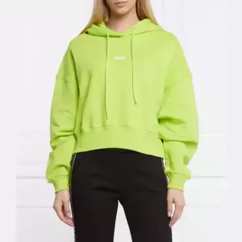 Укороченная толстовка Msgm, зеленый