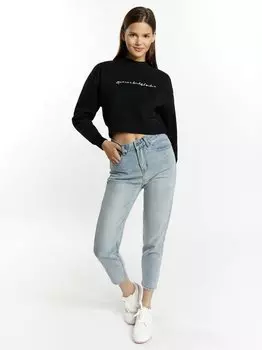 Укороченная толстовка Mymo, черный