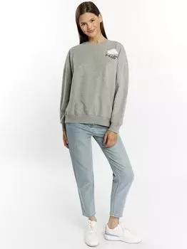 Укороченная толстовка Mymo, серый