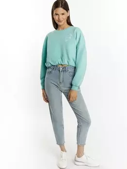 Укороченная толстовка Mymo, синий