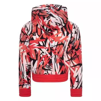 Укороченная толстовка Nike 3BRAND от Russell Wilson с принтом граффити для девочек 7–16 лет Nike 3BRAND