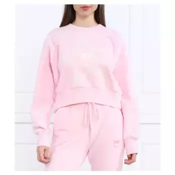 Укороченная толстовка Pinko, розовый