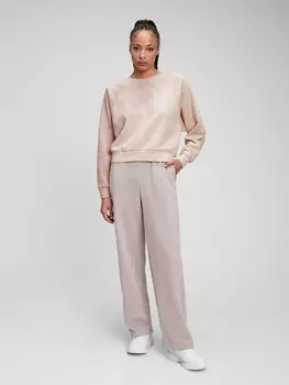 Укороченная толстовка реглан Gap, коричневый