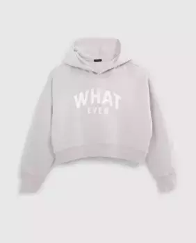 Укороченная толстовка с капюшоном для девочки IKKS, бежевый