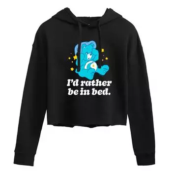 Укороченная толстовка с капюшоном для юниоров Care Bears Be In Bed Licensed Character