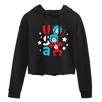 Худи с капюшоном Dr. Seuss USA Things Licensed Character, черный