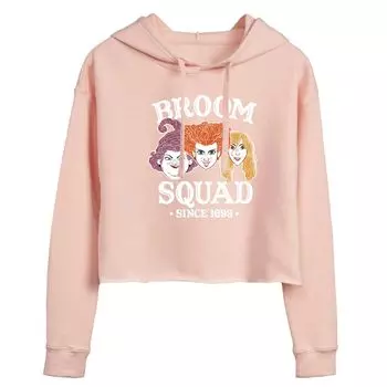 Укороченная толстовка с капюшоном для юниоров Hocus Pocus Broom Squad Licensed Character