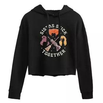 Укороченная толстовка с капюшоном для юниоров Hocus Pocus Sistas Stick Together Licensed Character
