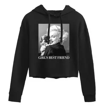 Худи с капюшоном Marilyn Friend Licensed Character, черный
