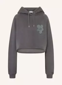 Укороченная толстовка с капюшоном koa Oh April, серый