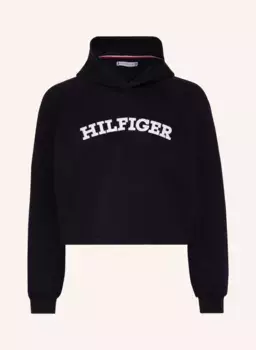 Укороченная толстовка с капюшоном Tommy Hilfiger, белый