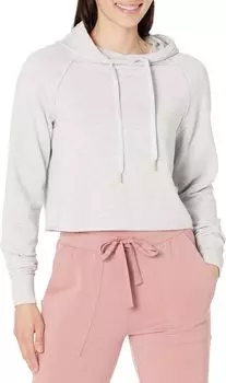 Укороченная толстовка с капюшоном Varsity French Terry tasc Performance, цвет Light Heather Gray