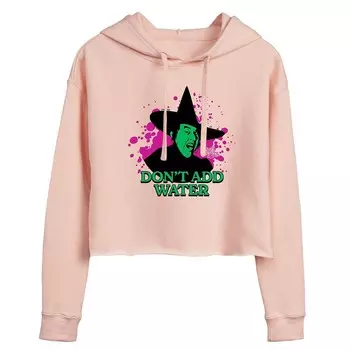 Укороченная толстовка с капюшоном «Волшебник страны Оз» для юниоров Wicked Witch Don't Add Water Licensed Character, розовый