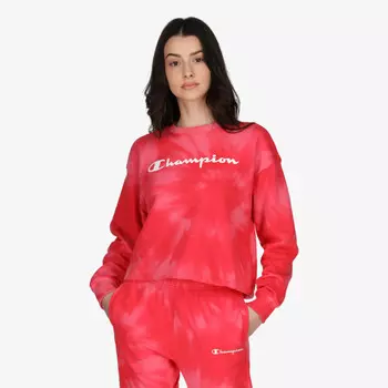 Укороченная толстовка с круглым вырезом Champion, красный