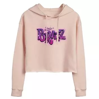 Укороченная толстовка с логотипом Bratz для юниоров Licensed Character, розовый