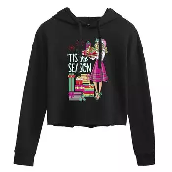 Укороченная толстовка с рисунком Barbie для юниоров "Tis Season" Gifts Licensed Character