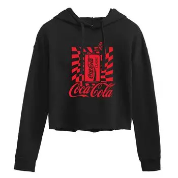 Укороченная толстовка с рисунком Coca-Cola Can для юниоров Licensed Character, черный