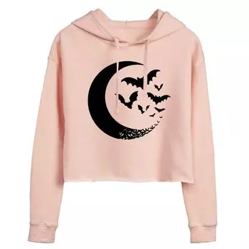 Укороченная толстовка с рисунком Crescent Moon Bats для юниоров Licensed Character