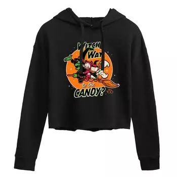 Укороченная толстовка с рисунком Disney 100 Juniors Witch Way To The Candy Licensed Character