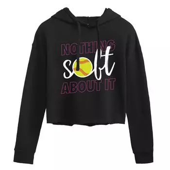 Укороченная толстовка с рисунком для подростков Nothing Soft About It Licensed Character