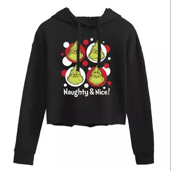 Укороченная толстовка с рисунком Dr. Seuss's The Grinch для юниоров Naughty & Nice Licensed Character