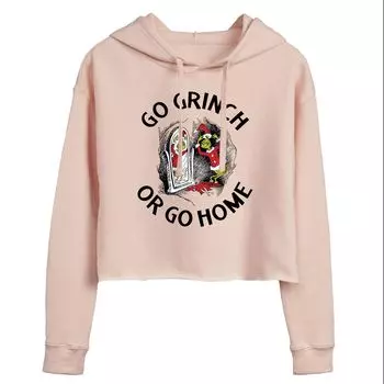 Укороченная толстовка с рисунком Dr. Seuss's The Grinch Go Grinch для юниоров Licensed Character
