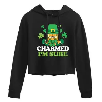 Укороченная толстовка с рисунком Garfield "Charmed" для юниоров Licensed Character