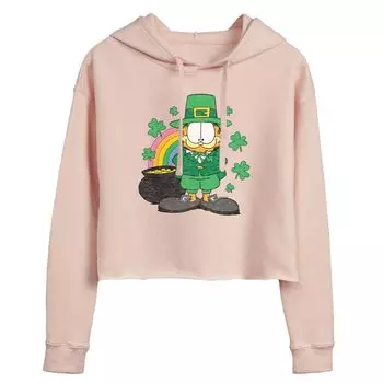 Худи с рисунком Garfield Leprechaun Licensed Character, розовый