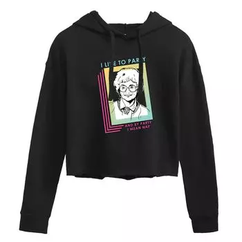 Укороченная толстовка с рисунком Golden Girls Party Nap для юниоров Licensed Character