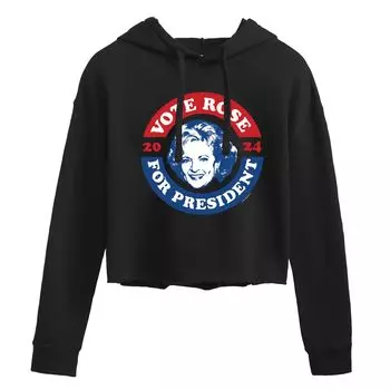 Укороченная толстовка с рисунком Golden Girls President для юниоров Licensed Character, черный