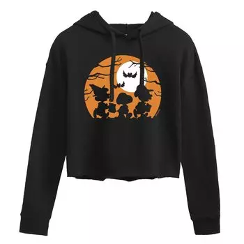 Укороченная толстовка с рисунком и силуэтом Peanuts Peanuts для подростков Licensed Character