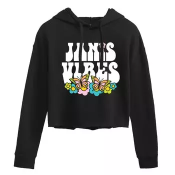 Укороченная толстовка с рисунком Janis Vibes для юниоров Licensed Character
