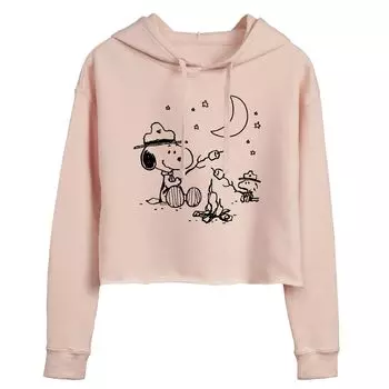 Худи с рисунком Peanuts Camp Licensed Character, розовый