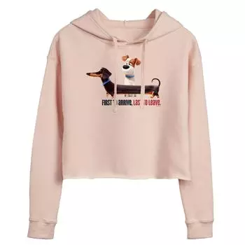 Укороченная толстовка с рисунком Juniors' Secret Life Of Pets Licensed Character