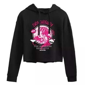 Укороченная толстовка с рисунком Monster High для юниоров Draculaura «Hopeless Romantic» Licensed Character