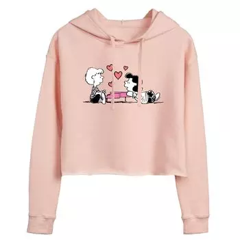 Укороченная толстовка с рисунком Peanuts Lucy & Linus для детей Juniors Licensed Character