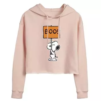 Укороченная толстовка с рисунком Peanuts Snoopy "Boo" для юниоров Licensed Character