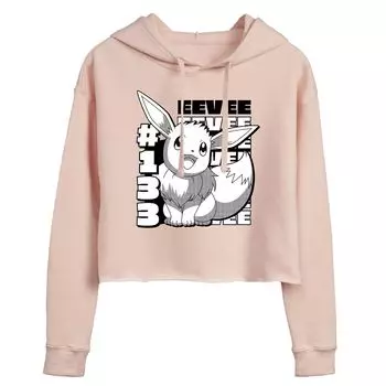 Укороченная толстовка с рисунком Pokemon "Eevee 133" для юниоров Licensed Character