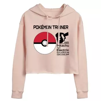 Укороченная толстовка с рисунком Pokmon Trainer для юниоров Licensed Character