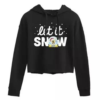 Укороченная толстовка с рисунком SpongeBob Let It Snow для юниоров Licensed Character