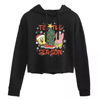 Укороченная толстовка с рисунком SpongeBob Tis The Sea-Son для юниоров Licensed Character