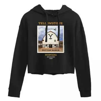 Худи с рисунком Yellowstone Barn Licensed Character, черный
