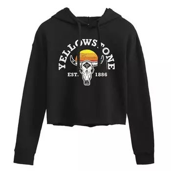 Укороченная толстовка с рисунком Yellowstone "EST 1886" для юниоров Licensed Character