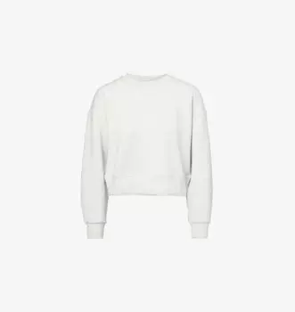 Укороченная толстовка Softstreme свободного кроя с круглым вырезом Lululemon, белый