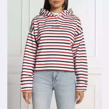Укороченная толстовка Tommy Hilfiger, белый