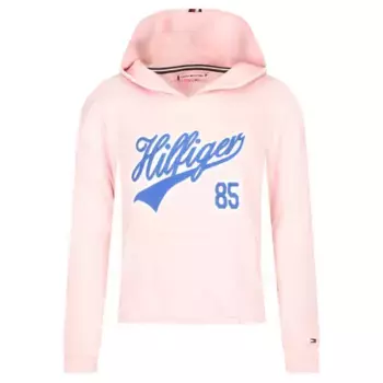 Укороченная толстовка Tommy Hilfiger, розовый