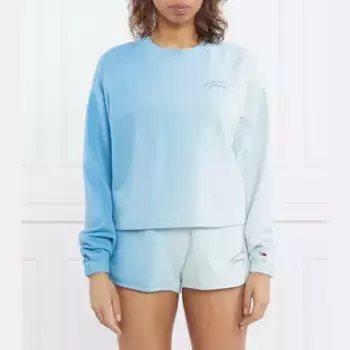 Укороченная толстовка Tommy Hilfiger, синий