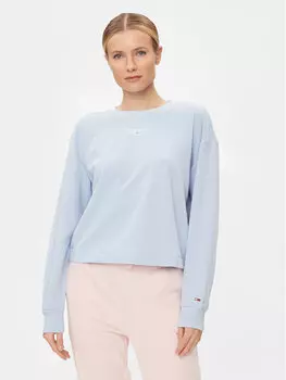 Укороченная толстовка Tommy Jeans, синий