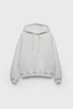 Укороченная толстовка z3d ZARA, серый мергель